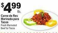 El Rio Grande Carne de res marinada para tacos offer