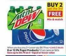 Winn Dixie Pepsi products offer