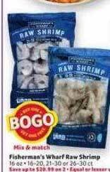 Winn Dixie Fisherman's wharf raw shrimp offer
