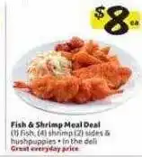 Winn Dixie Fish & shrimp meal deal offer