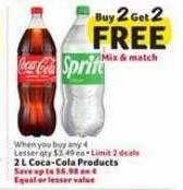 Winn Dixie Coca-cola products offer