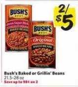 Winn Dixie Bush's baked or grillin' beans offer
