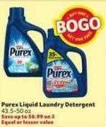 Winn Dixie Purex liquid laundry detergent offer