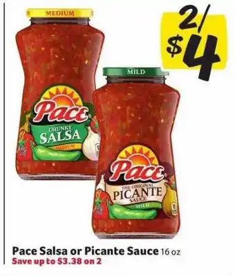 Winn Dixie Pace salsa or picante sauce offer