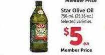 Safeway Star olive oil offer