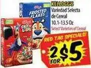 Supermercado El Rancho Kellogg's variedad selecta de cereal offer