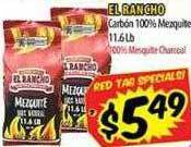 El rancho carbón 100% mezquite