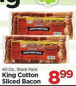 Edwards Food Giant King cotton sliced bacon offer