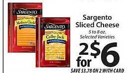 ACME Sargento sliced cheese offer