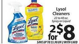 ACME Lysol cleaners offer