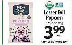 ACME Lesser evil popcorn offer