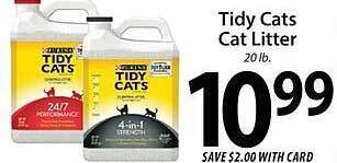 ACME Tidy cats cat litter offer