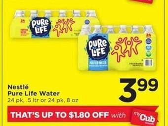 Nestlé pure life water