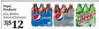 Rosauers Pepsi products offer