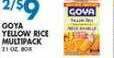 Associated Goya yellow rice multipack offer