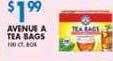 Associated Avenue a tea bags offer