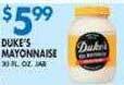 Associated Duke's mayonnaise offer