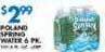 Associated Poland spring water offer