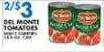 Associated Del monte tomatoes offer