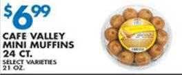 Associated Cafe valley mini muffins offer
