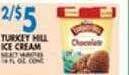 Associated Turkey hill ice cream offer