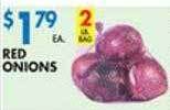 Associated Red onions offer