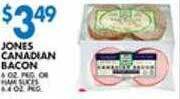 Associated Jones canadian bacon offer