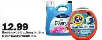Meijer Tide, downy or dreft laundry products offer