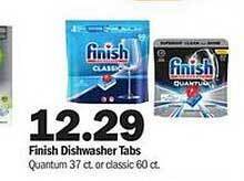 Meijer Finish dishwasher tabs offer