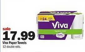 Meijer Viva paper towels offer