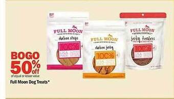 Meijer Full moon dog treats offer