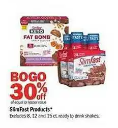 Meijer Slimfast products offer