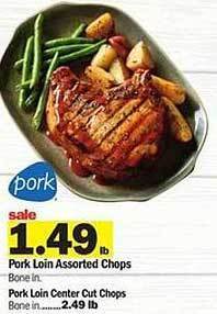 Meijer Pork loin assorted chops offer