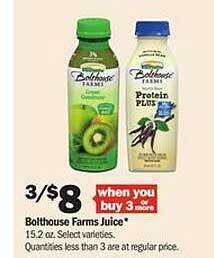 Meijer Bolthouse farms juice offer