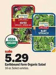 Meijer Earthbound farm organic salad offer