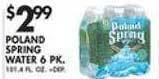 Met Foodmarkets Poland spring water offer