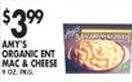 Met Foodmarkets Amy's organic ent mac & cheese offer