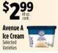 Pioneer Supermarkets Avenue a ice cream offer