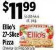 Pioneer Supermarkets Ellio's 27-slice pizza offer