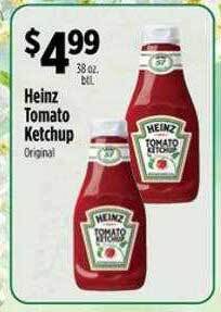 Pioneer Supermarkets Heinz tomato ketchup offer