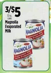 Pioneer Supermarkets Magnolia evaporated milk offer