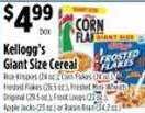 Pioneer Supermarkets Kellogg's giant size cereal offer