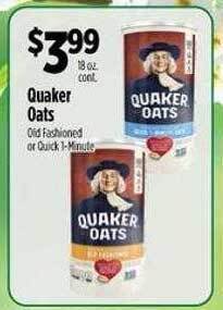 Pioneer Supermarkets Quaker oats offer