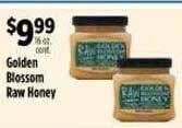 Golden blossom raw honey