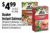 Pioneer Supermarkets Quaker instant oatmeal offer