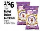 Pioneer Supermarkets Pigout pigless pork rinds offer