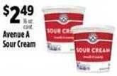 Pioneer Supermarkets Avenue a sour cream offer