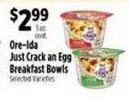 Ore-ida just crack an egg breakfast bowls