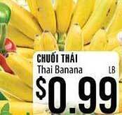 Hmart Thai banana offer