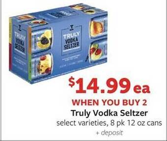 Fareway Truly vodka seltzer offer